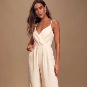 Full length chiffon jumpsuit, small